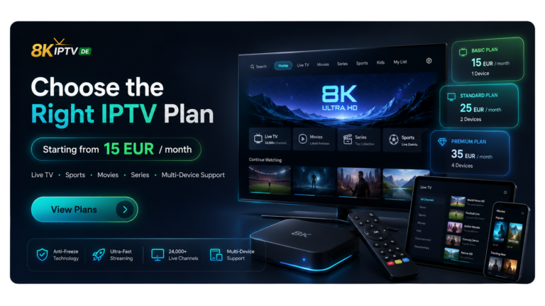 pricing primuim iptv Pricing 8kiptvde 8kiptv iptv plans live tv IPTV FAQ Germany